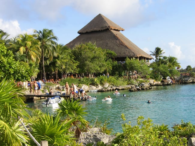 xel ha park snorkeling cancun